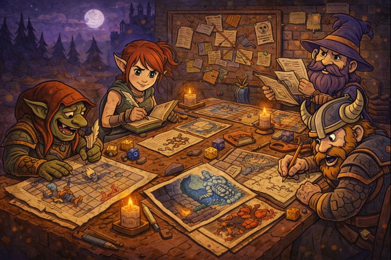 Games designed by real Dungeon Masters and creators