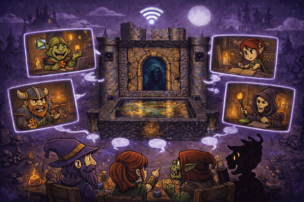 Live sessions with Dungeon Masters on Doungim