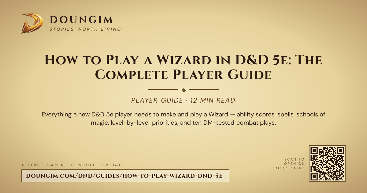 How to Play a Wizard in D&D 5e: The Complete Player Guide | Doungim